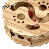 Safe Solid Wood Cat Toys Interactive Toy with Rolling Balls Durable Density Board Scratching Kitten Self Entertainment Toy Anxiety Relief