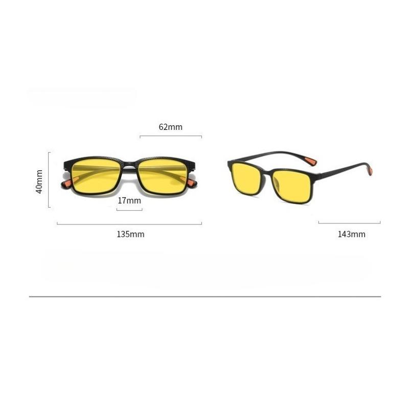 Men Women Fashion High Definition Night Vision Presbyopia Glasses Anti-Blue Light Anti-fatigue Ultra-light Reading Glasses +4.0
