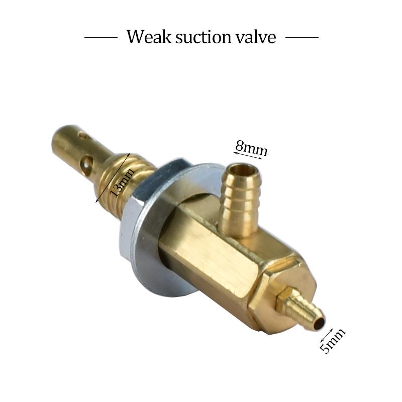 Dental Strong/weak Suction Valve Dental Brass Valve for Spare Part Connect 6*4 Specification Tube High Speed Accessories