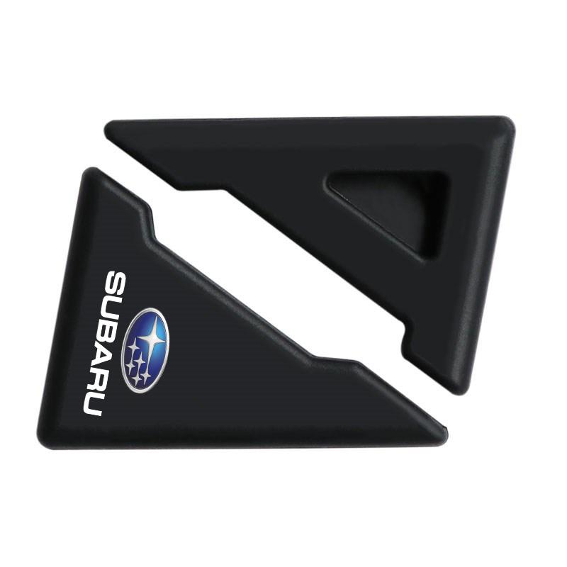 2Pcs Car Door Corner Silicone Protective Anti-Collision Cover For Subaru Impreza Legacy WRX STI BRZ XV WRC Forester Crosstrek