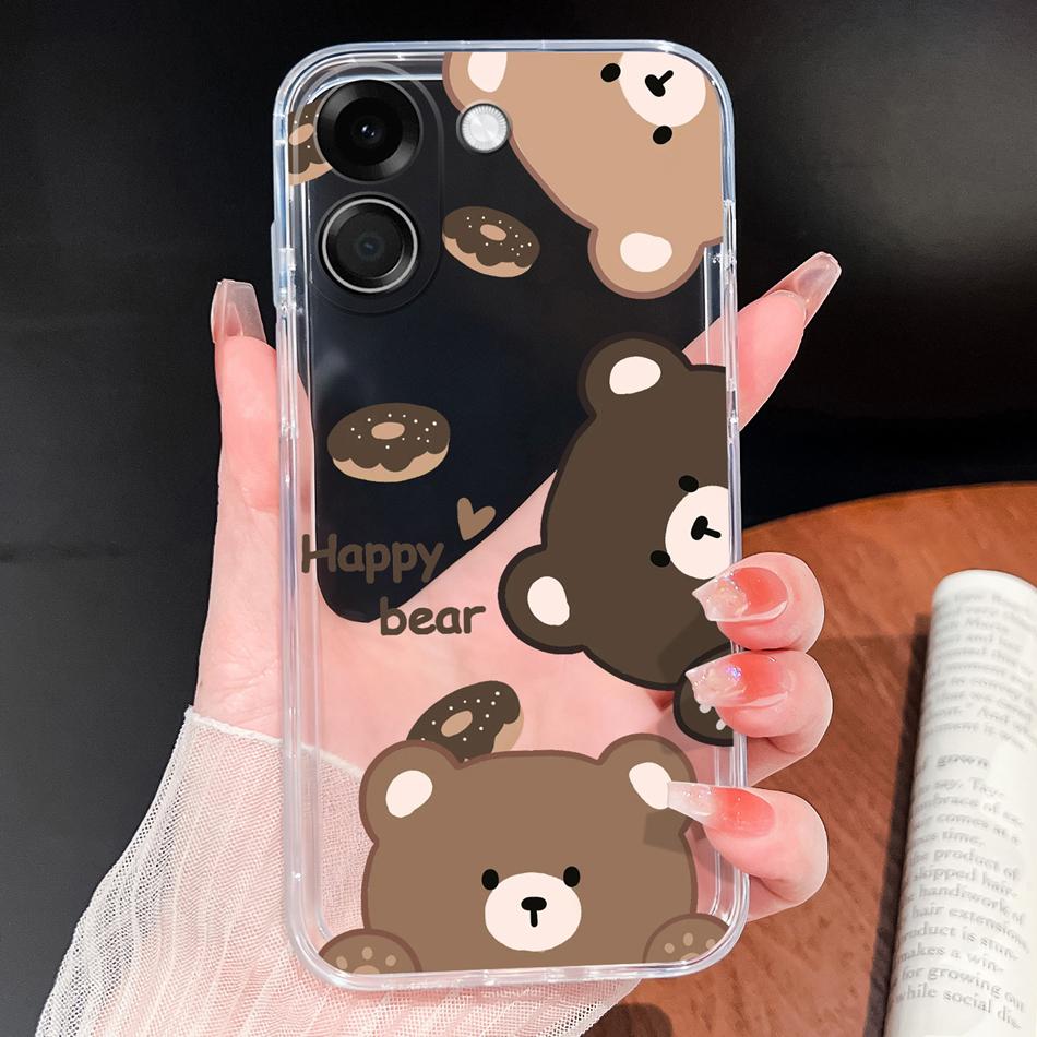 For Poco X8 Pro Max 5G Phone Case Leisure Style Soft Cover Transparent Silicone Funda For Poco X 8 Lightweight Anti Drop Bumper
