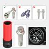 17mm 21mm Radsicherungsmutter Demontage Steckschlüssel Für Mercedes Für Benz S-Klasse Universal Radsicherungsmutter Demontage Steckschlüssel