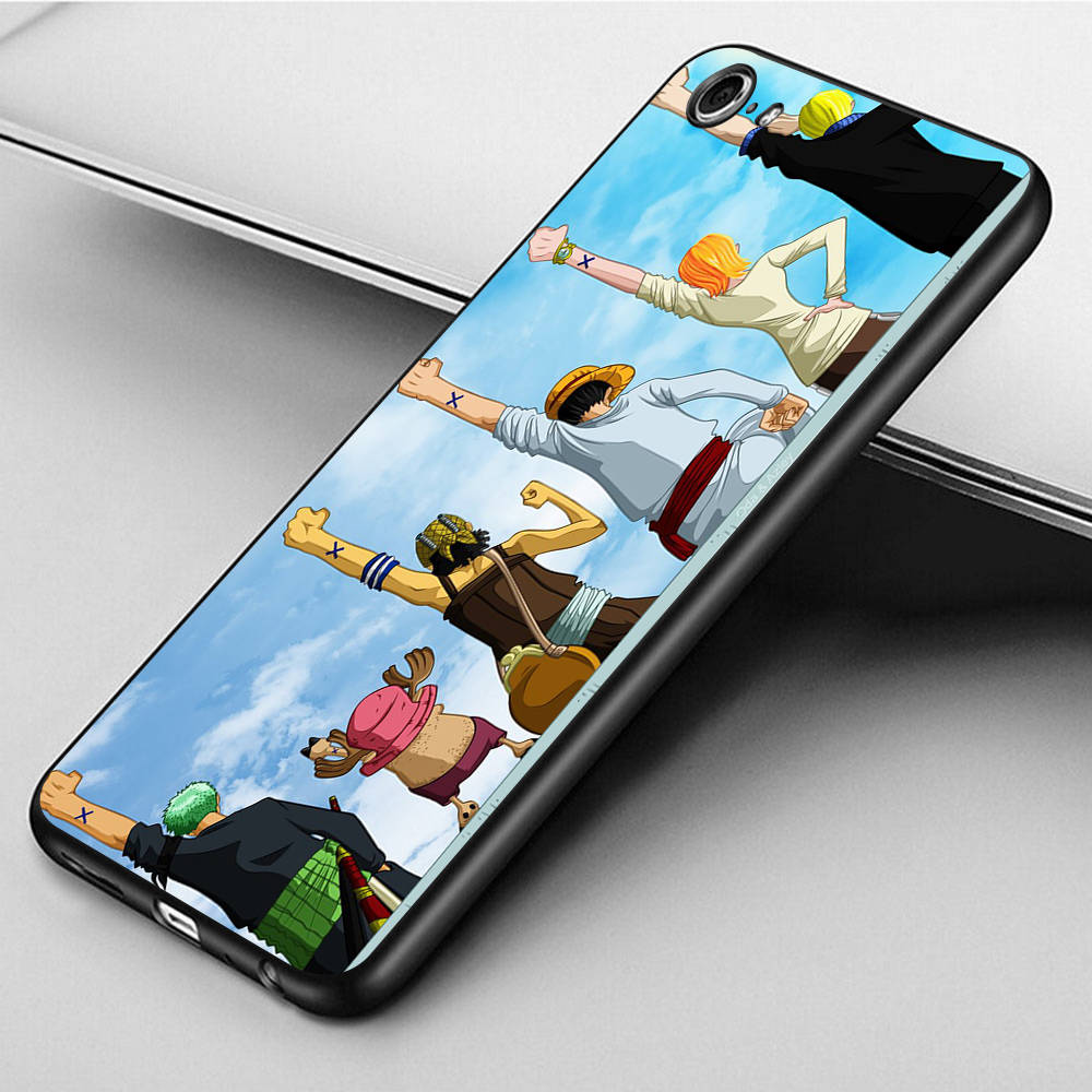 DT5 One Piece Member Hülle für Xiaomi Poco X6 X4 M5 M6 F5 F6 C65 C55 C50 C51 C40 Redmi Note 7 8 14C A3X 13C 12C 11 10A 9C Pro Schwarze weiche Hülle