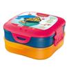 Lunch box - maped - picnik concept kids - rose et orange - 3 compartiments - compatible lave-vaisselle