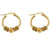 Stainless steel INS wind earrings niche high sense fashion earrings trend temperament versatile stud earrings