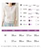 Knit crew solid long easy to move work work all year room solid tee [unifiss] top, basic, simple, neck, color, sleeves, casual, spring/autumn,