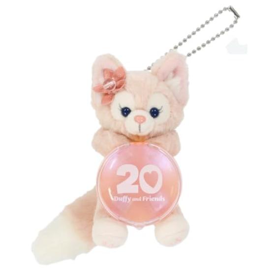 DisneySea Duffy Friends Keychain by Linabelle Friends 20th Anniversary Colorful Bubble Popular Disney Gift [Tokyo Exclusive] & "Duffy & Happiness"