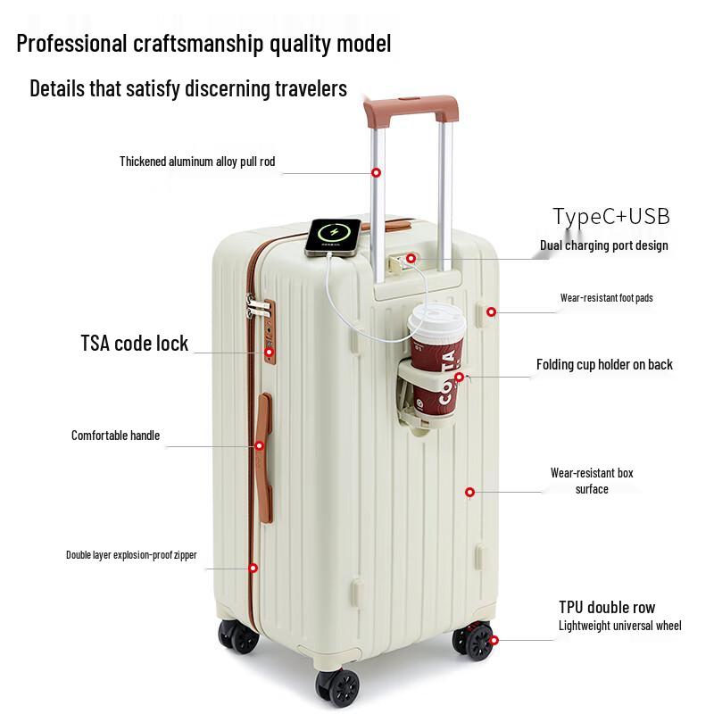 Lee Hardshell Spinner Luggage with TSA Lock