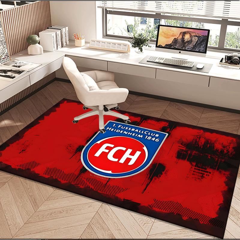 1 Stück Teppich Heidenheim Wappen Teppich, Stuhlmatte, Läufer für Büro Schlafzimmer Wohnzimmer Schlafzimmer, Fußmatten-Dekor Weihnachts-Fächer-Geschenke
