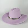 Fedora Cowboy Concho Hat for Men and Women Western Cowboy Las Vegas Nashville Party Hat Wide Brim Riding Hat Cowboy Hat