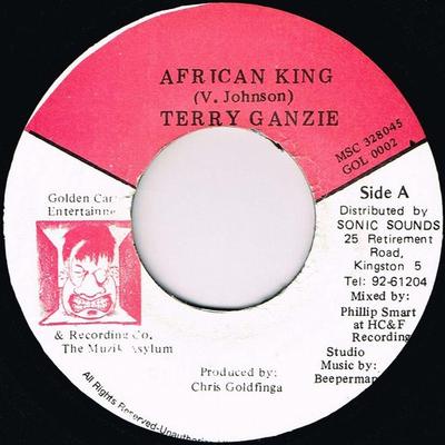 7inch Record TERRY GANZIE / PINCHERS - African King / Fear Me GOL0002 Golden Cartel E Jamaica Reggae, Ska & Dub Used