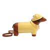 Fashion Exquisite Yellow Dog PU Barrel-shaped Shoulder Bags Hot Trendy Super Cool Personality Crossbody Bags for Women 2025 New