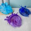 British Styles Women's Fascinator Beautiful Linen Brida Headwears Delicate Hat Adornment For Stylish Appearance