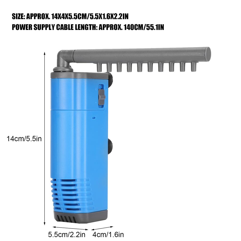 Aquarium Fish Rain Builtin Filtration Dropping Water Filter