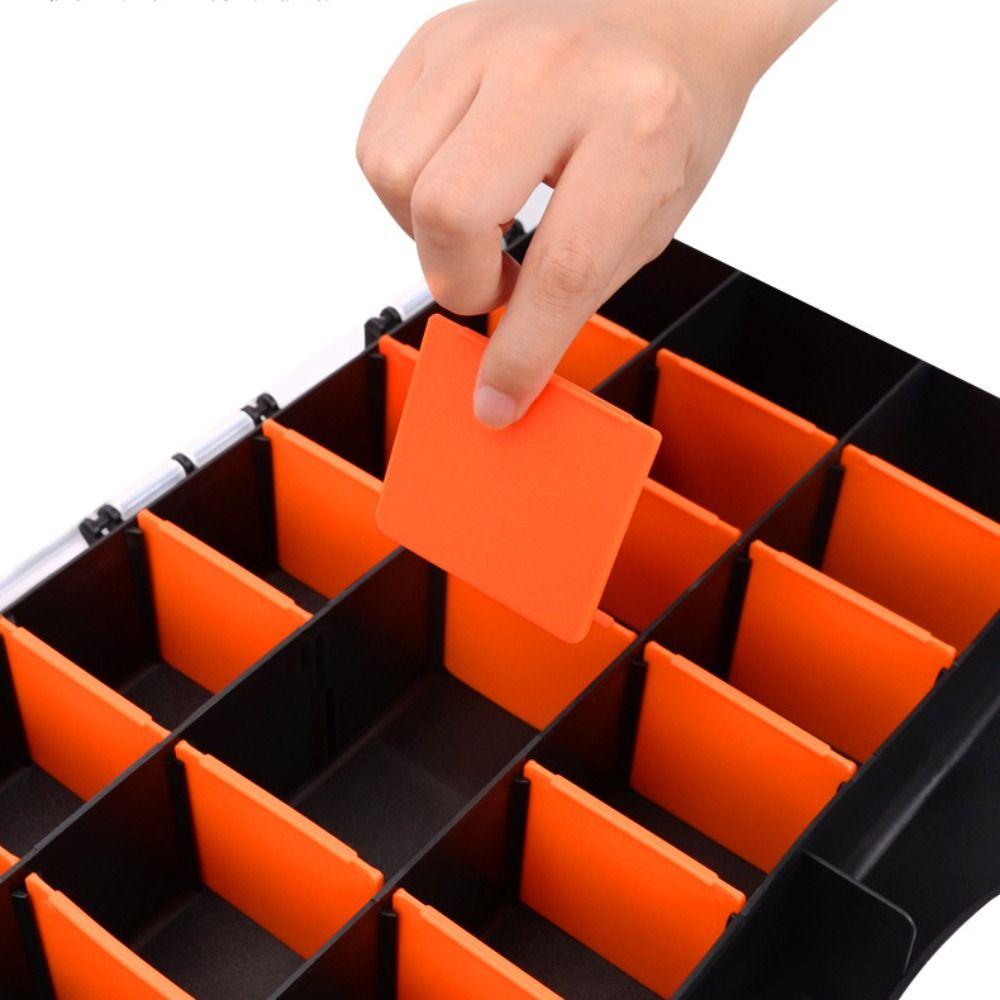 Metal Parts Screw Storage Box Plastic Auto Repair Tool Box Durable Parts Box