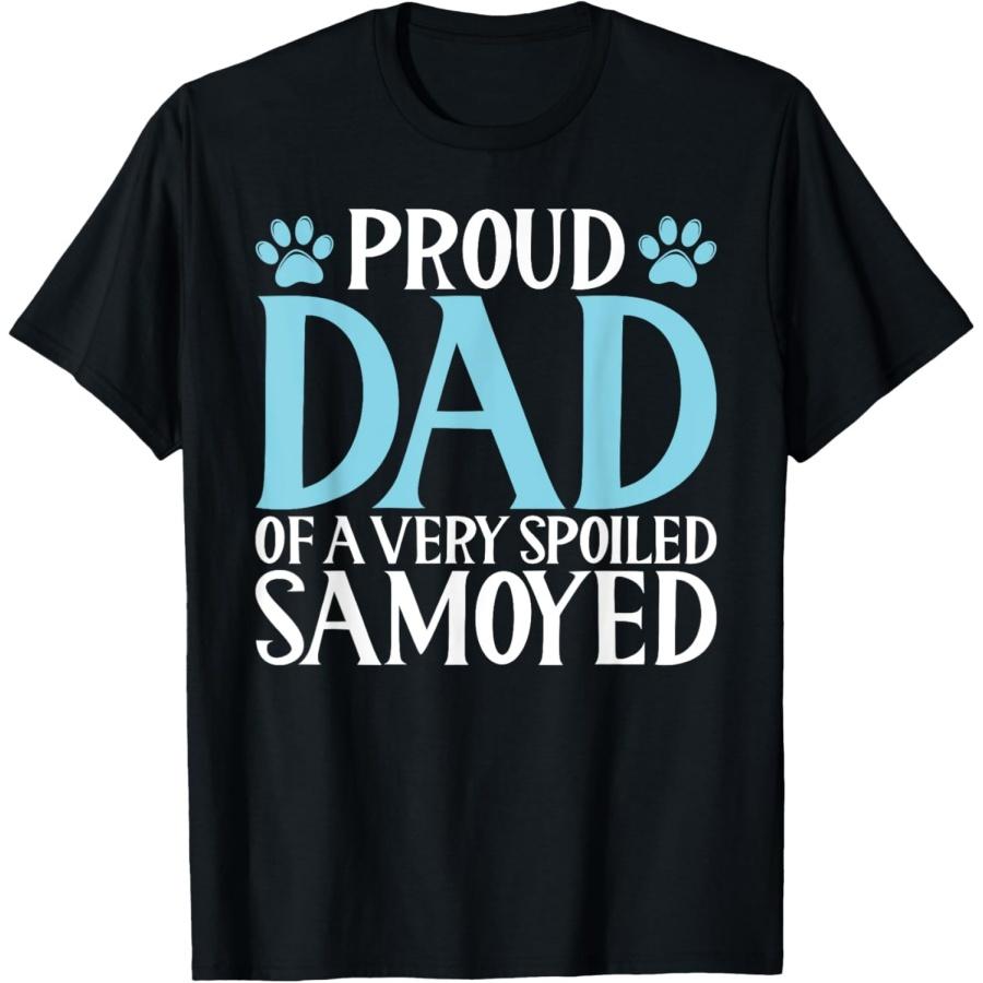 Гордый папа очень избалованного самоеда Футболка XXXXXL чёрный