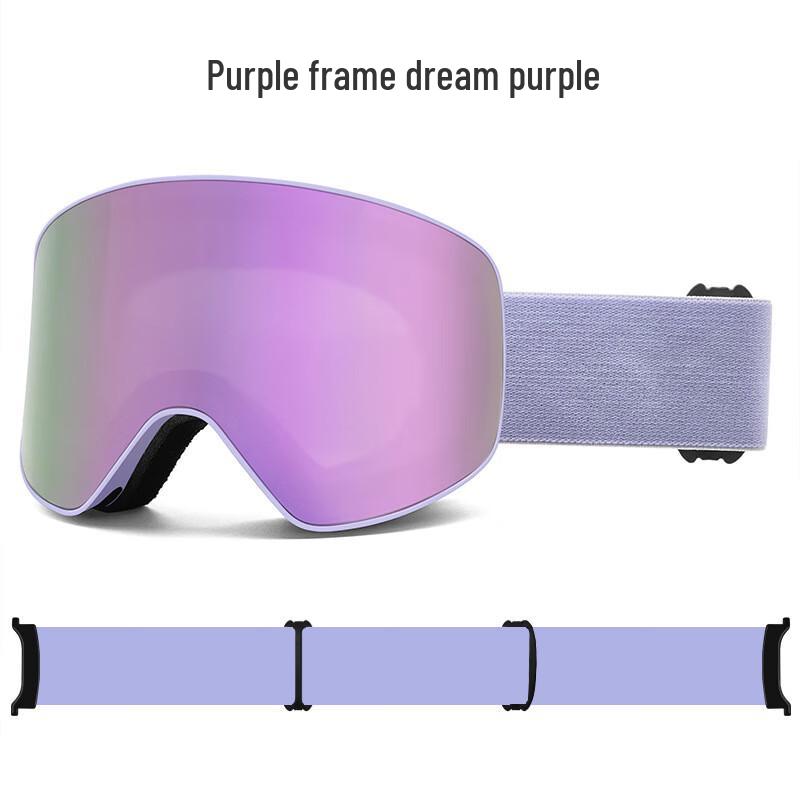Unisex Double-Layer Cylindrical Ski Goggles