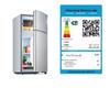 Leide Energy-Saving Double Door Air-Cooled Frost-Free Refrigerator for Dorms and Students - Silent Version