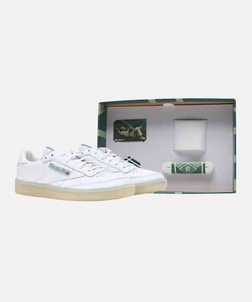 [Reebok] Club C 85 Vintage 40th - White:Green RESO5EC2UE2