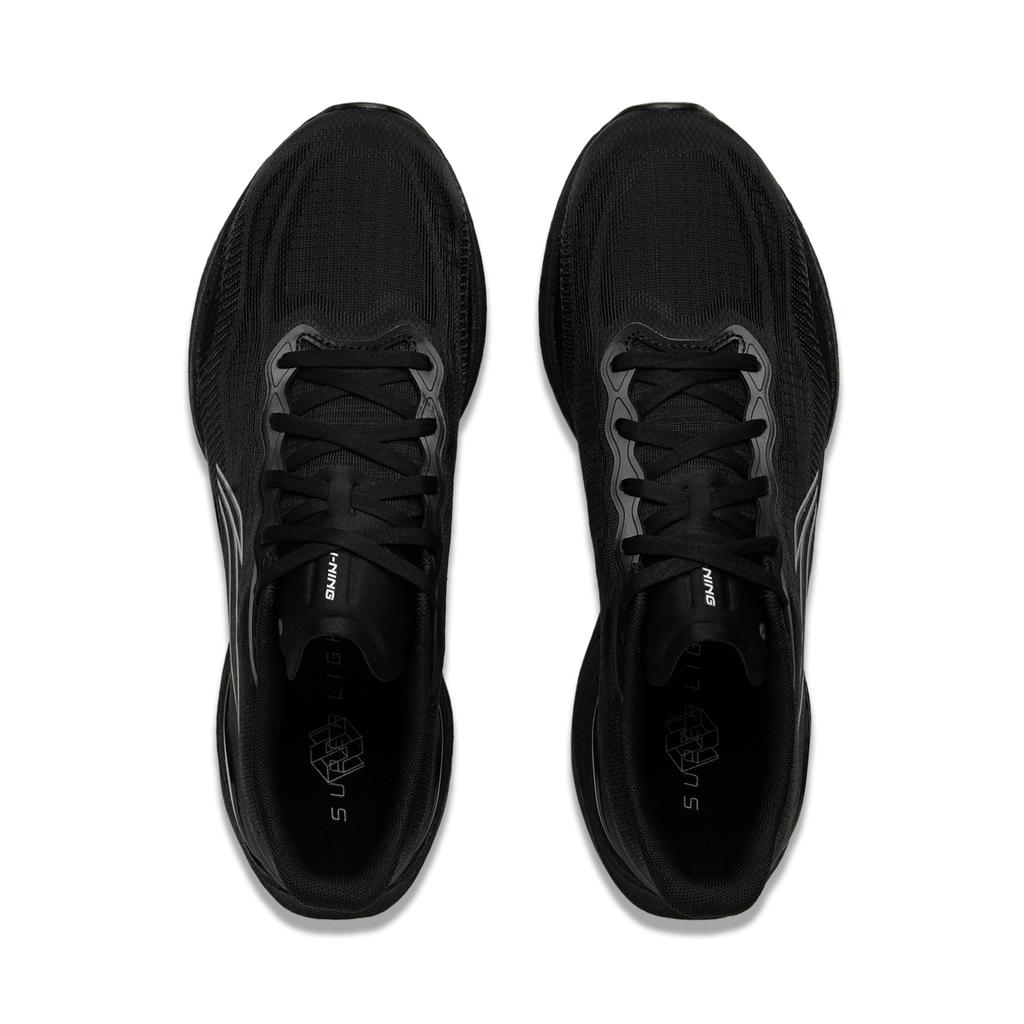 Li Ning Ultra Light 22 Racing Lightweight Cushioning Running Shoes Men Sneakers Black ARBV001-13
