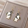 Cazador Stainless Steel Cute Animal Penguin Women's Necklace 2026 Trend Pendant Necklace Jewelry Birthday Valentine Gifts New