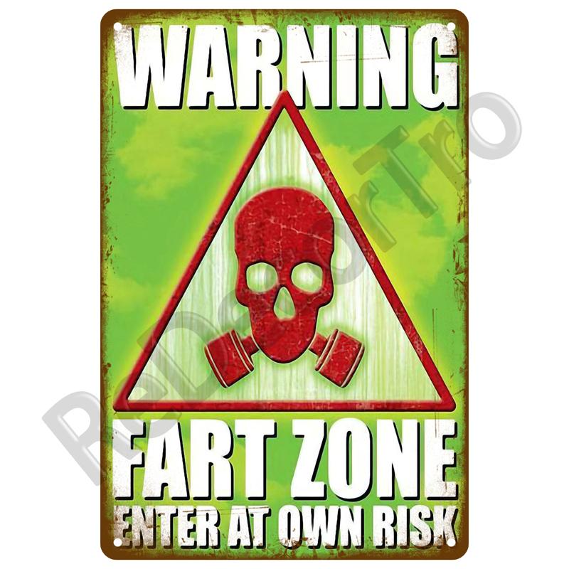 Metal Sign Decorative Wall Plate Art Beware Plaque Metal Vintage Decor Accessories Warning Danger Tin Sign Poster Caution Beware