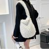 Yogodlns Korean Version Autumn and Winter New Women's Fashionable Versatile Practical Fashion Long-Haired Furry Shoulder Crossbody Bag