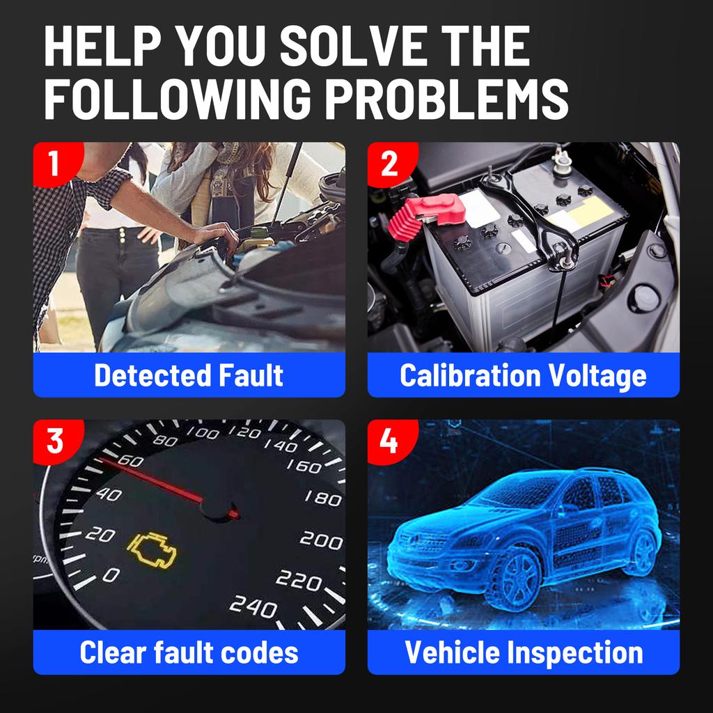 AT300 Car Code Reader OBD2 Car Code Scanner Fault Code Reader Scanner CAN Diagnostic Tool for All OBDII Protocol Cars