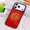 Kyrgyzstan Flag Phone Case for iPhone 17 Air 16 15 11 12 14 13 Pro Max Shockproof Cover