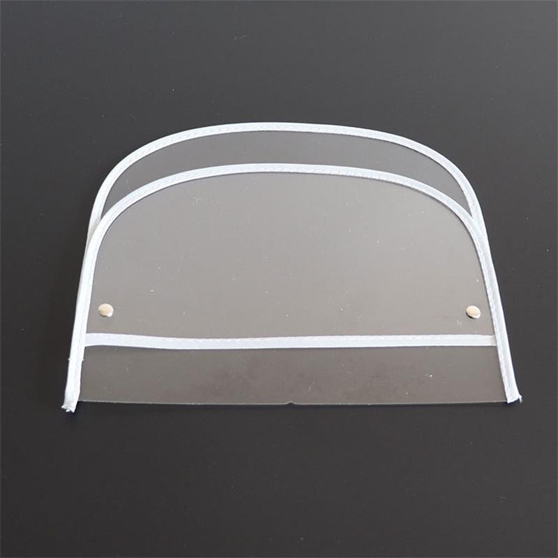 Protective Cap Replaceable Hat Brim Clear Hood Raincoat Jacket Face Protector Poncho Transparent Rainproof