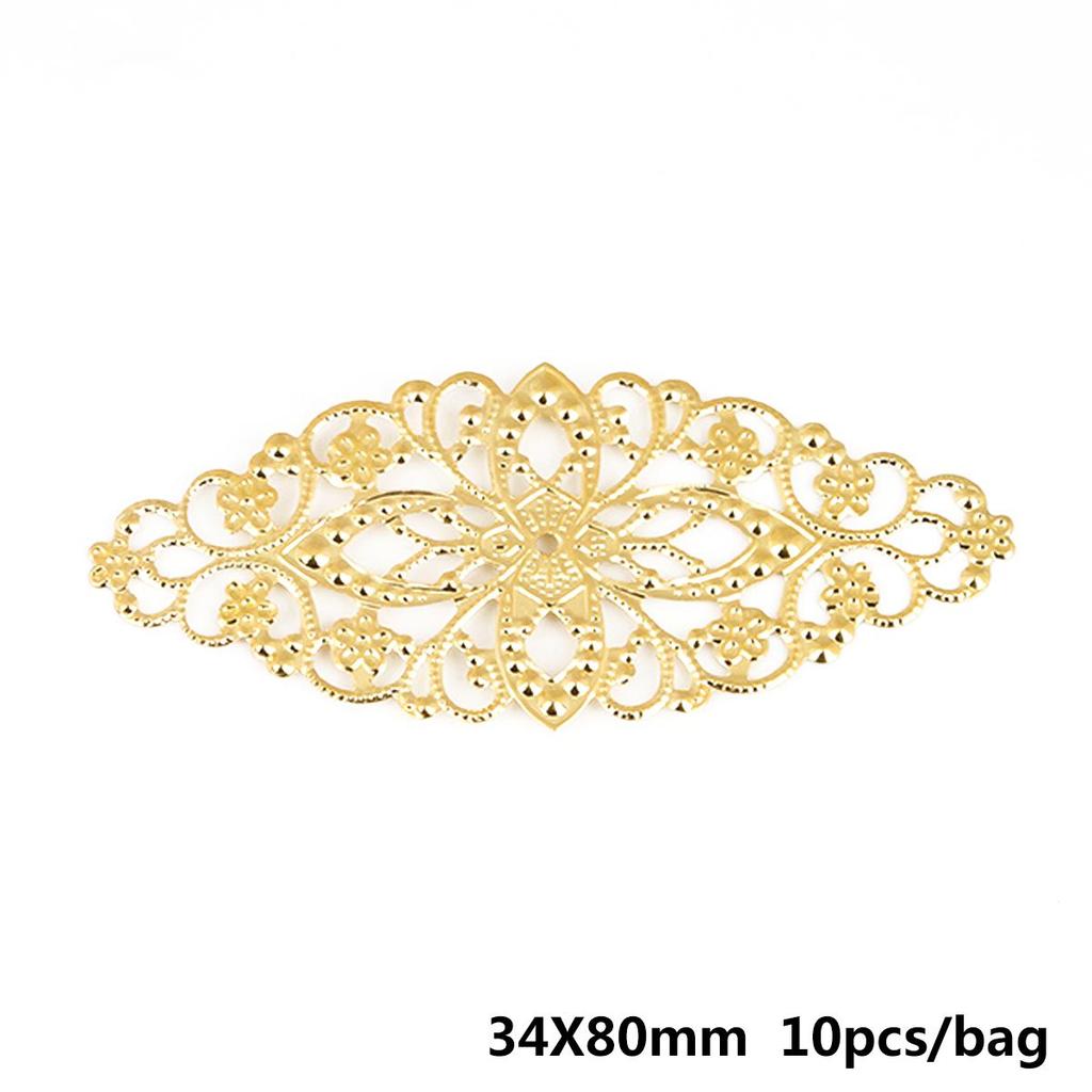 10ks Paví Měsíční Přívěsek Květina DIY Doplňky Součástky Pro Výrobu Šperků