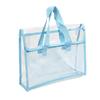 PVC Self Stick File Bag Large Capacity Waterproof Expandable Document Folder Transparent Handheld Portable Storage Organizer For Office School Home