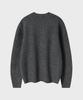 LEIRE Wool Mohair Round Knit [Charcoal]