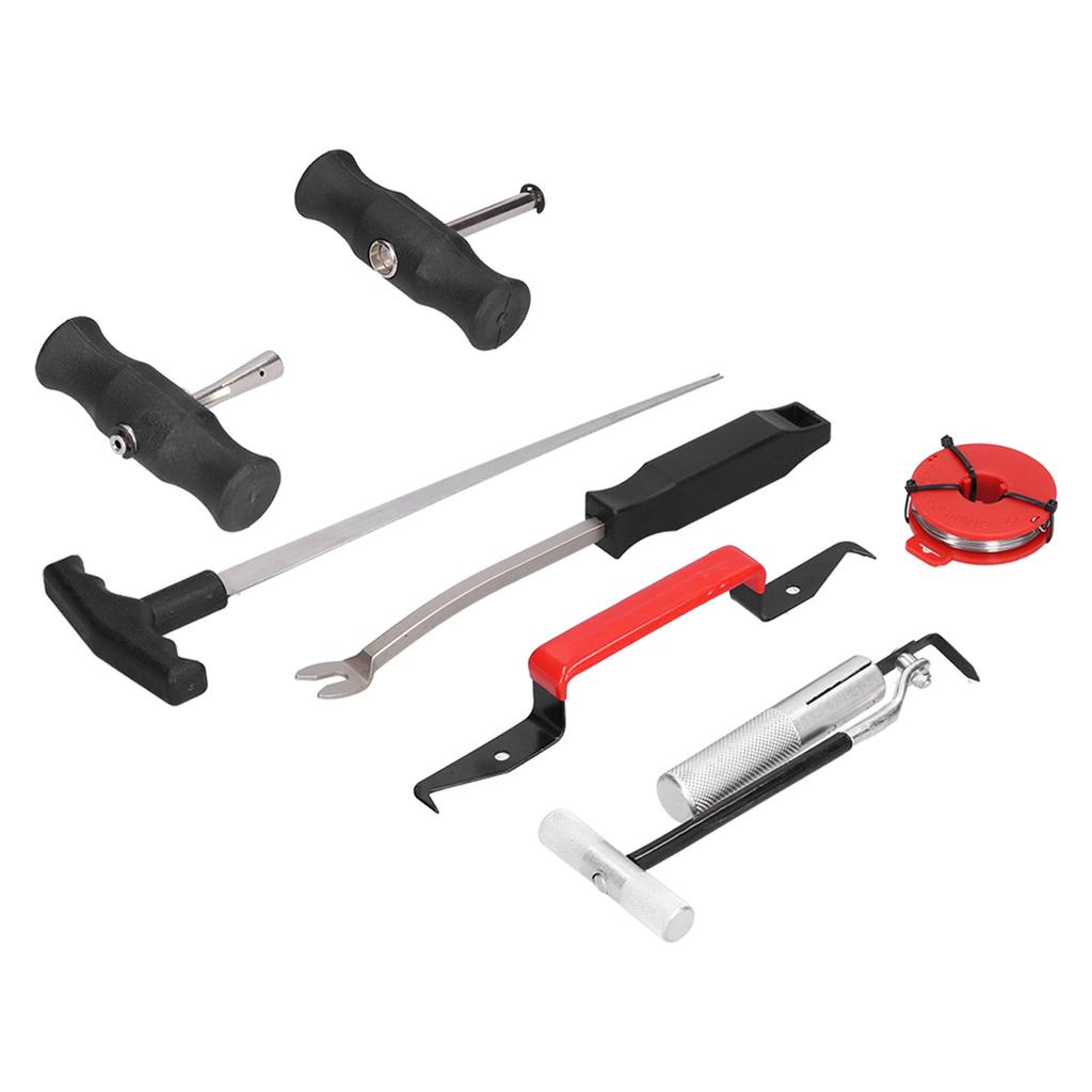 7pcs Windshield Remover Kit Adhesive Cutter Wind Glass Removal Tools for Car Light Trucks