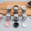 Stainless Steel Salt Shaker with Dust Cover Condiment Jar Mini Seasoning Bottle  Kitchen