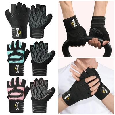 1Pair Anti-Slip Weight Lifting Glove Breathable Sports Gym Gloves  Fitness Training