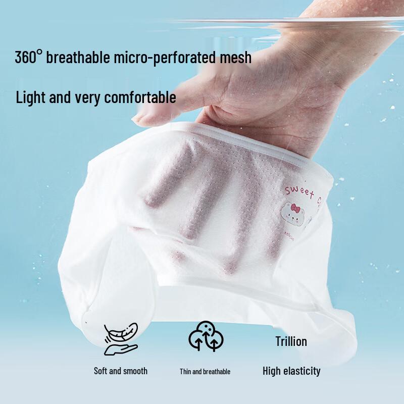 Girls' 7A Antibacterial Boxer Briefs 3-Pack