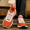 Fashion 2024 Original Men's Fashion Sneakers Orange Letter Printed Low Sneakers Men Breathable Casual Sneakers Men Zapatillas De Hombre