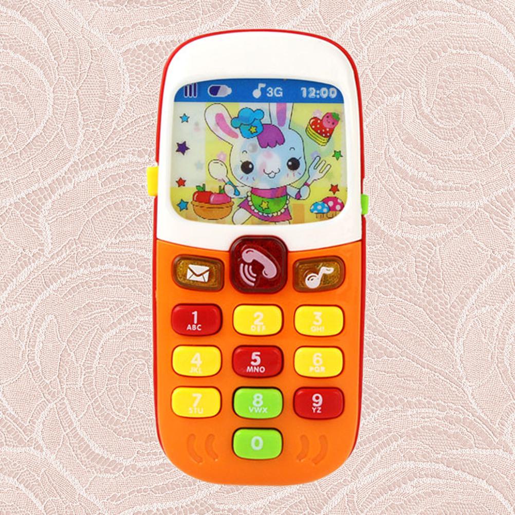 1pc Phone Toy Adorable Musical Creative Educational Funny Phone Toy for Baby Kids Infant