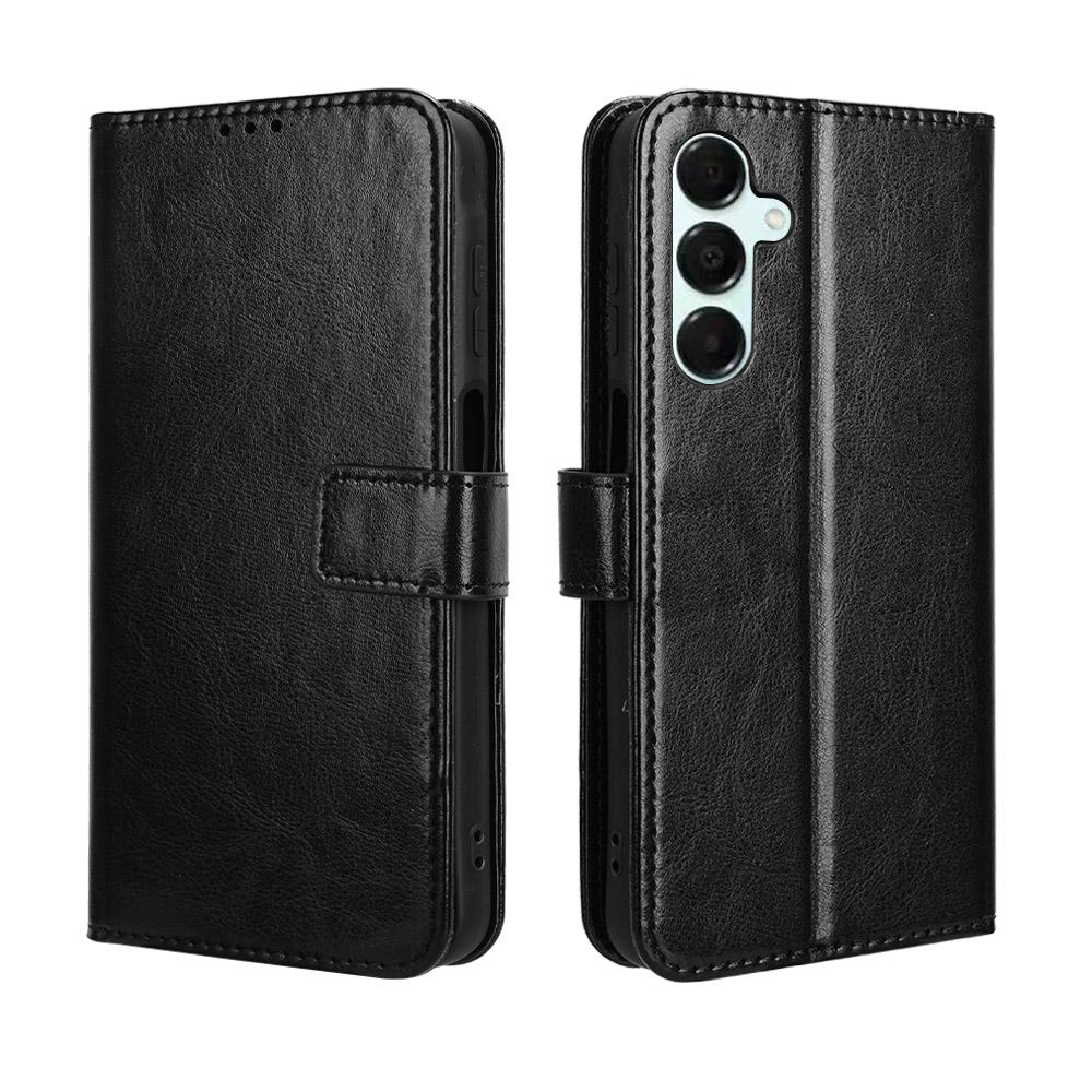 For Samsung Galaxy A17 4G/Galaxy A16 5G/Galaxy A16 4G/Galaxy A26 5G/Galaxy A17 5G PU Leather Case with Strap Crazy Horse Texture Phone Wallet Cover