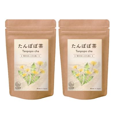 Shikisai Farm Dandelion Tea Set 2g×30 Bags 2 Packs Caffeine-Free Polish Dandelion Root Coffee Alternative Breastfeeding Support Gift
