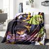 1pc Code Geass Blanket with Custom Name, Gift, for Men and Women, Soft Blanket, Good for Sofa Bed Couch Travel, Lightweight Flannel Blanket