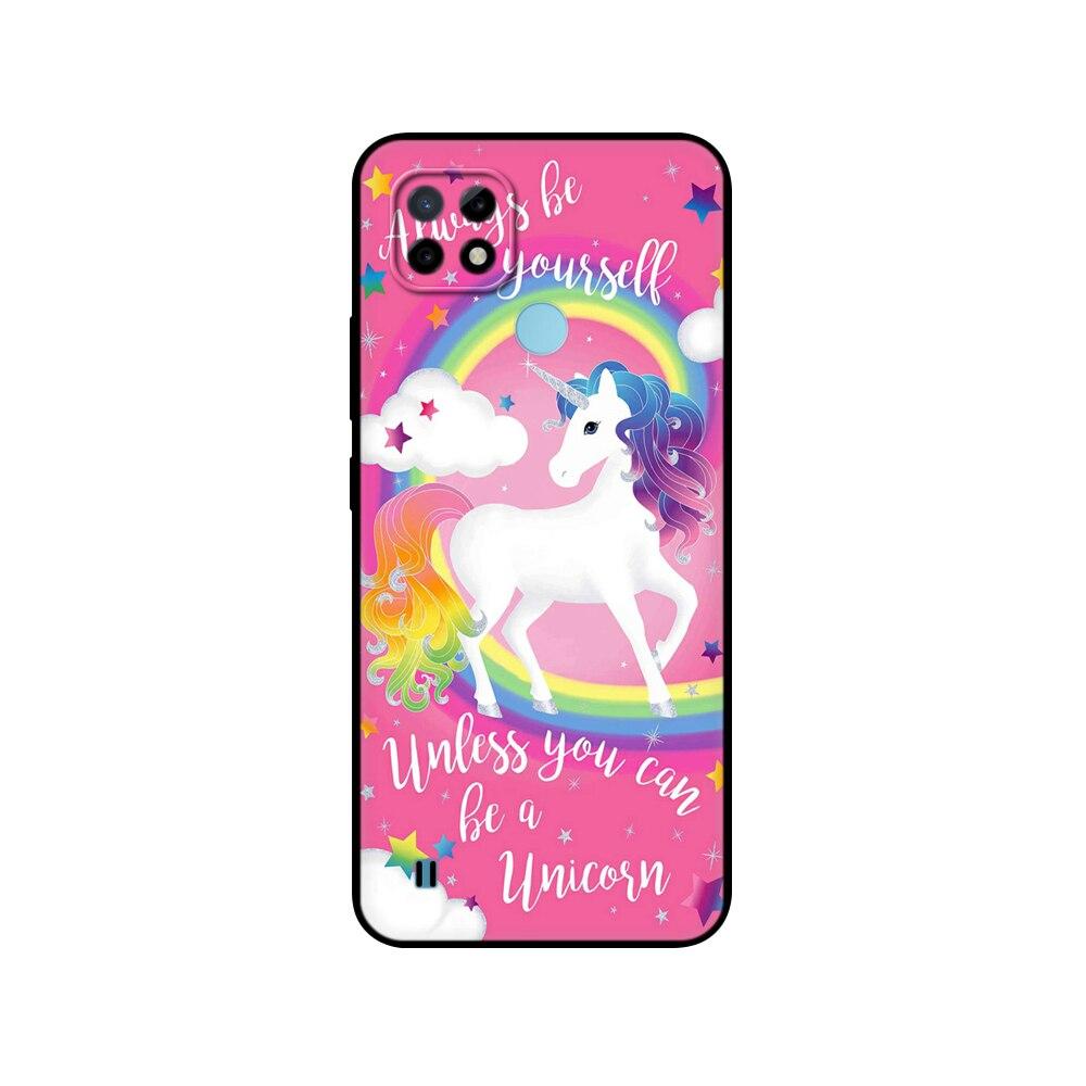 For Realme C21 Case Silicon Back For OPPO RealmeC21 C 21 Phone Covers 6.5" Funda RMX3201 Bumper Capa Etui Soft Black Tpu Case