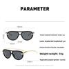 New Fashionable Rope Knot Double-Bridge Metal Sunglasses Women's INS Style Outdoor Street Style UV-Protective Sunglasses
