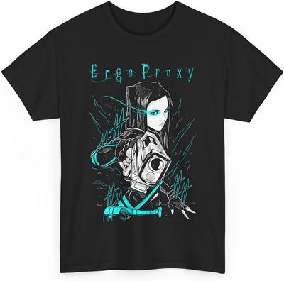 Neues Anime Ergo Proxy T-Shirt Merch Lässiges Kurzarm-T-Shirt Unisex Tee