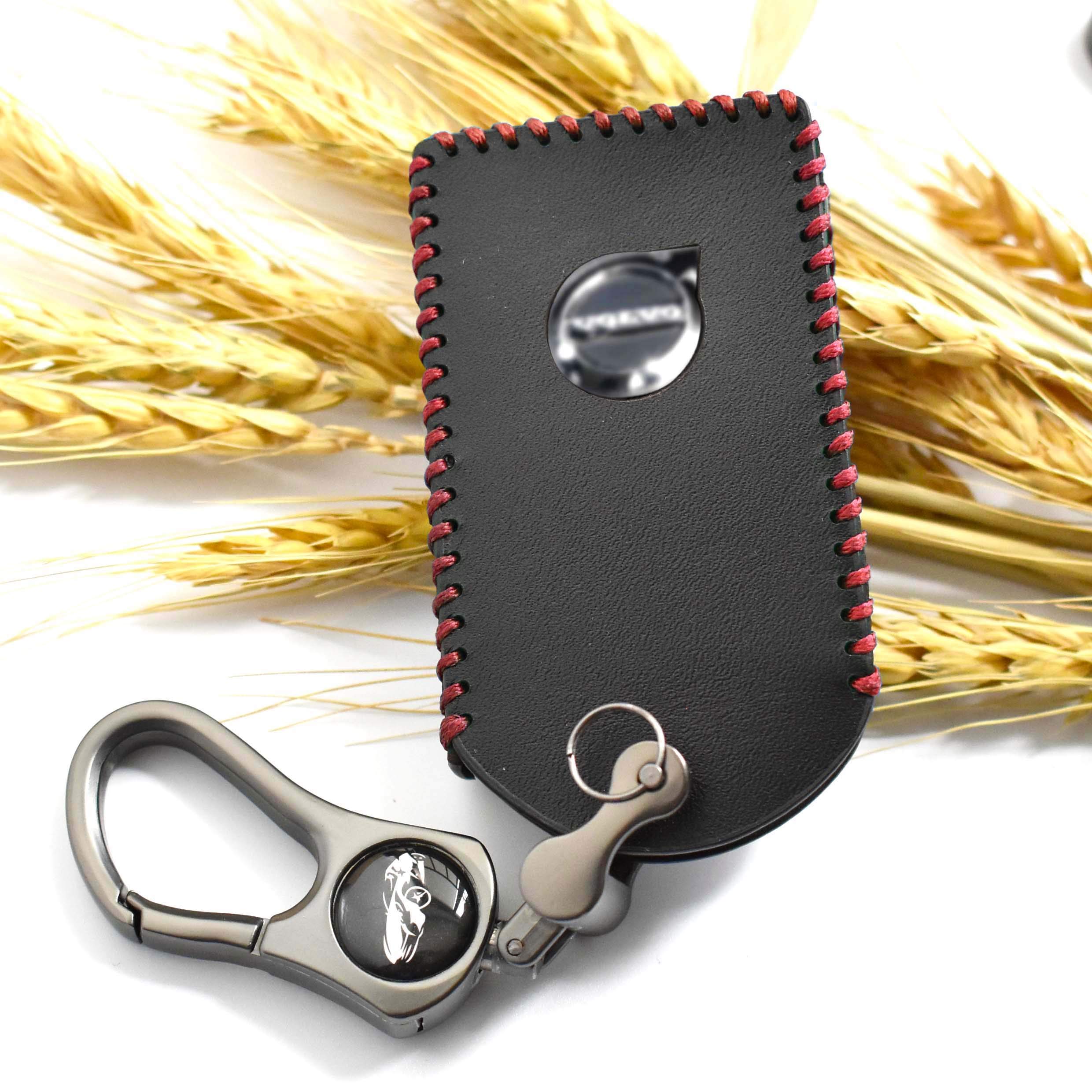 

Пустой чехол для смарт-ключа Volvo, держатель для ключа, чехол для смарт-ключа для Volvo XC40 XC60 XC70 XC90 S60 S80 S90, красный красный