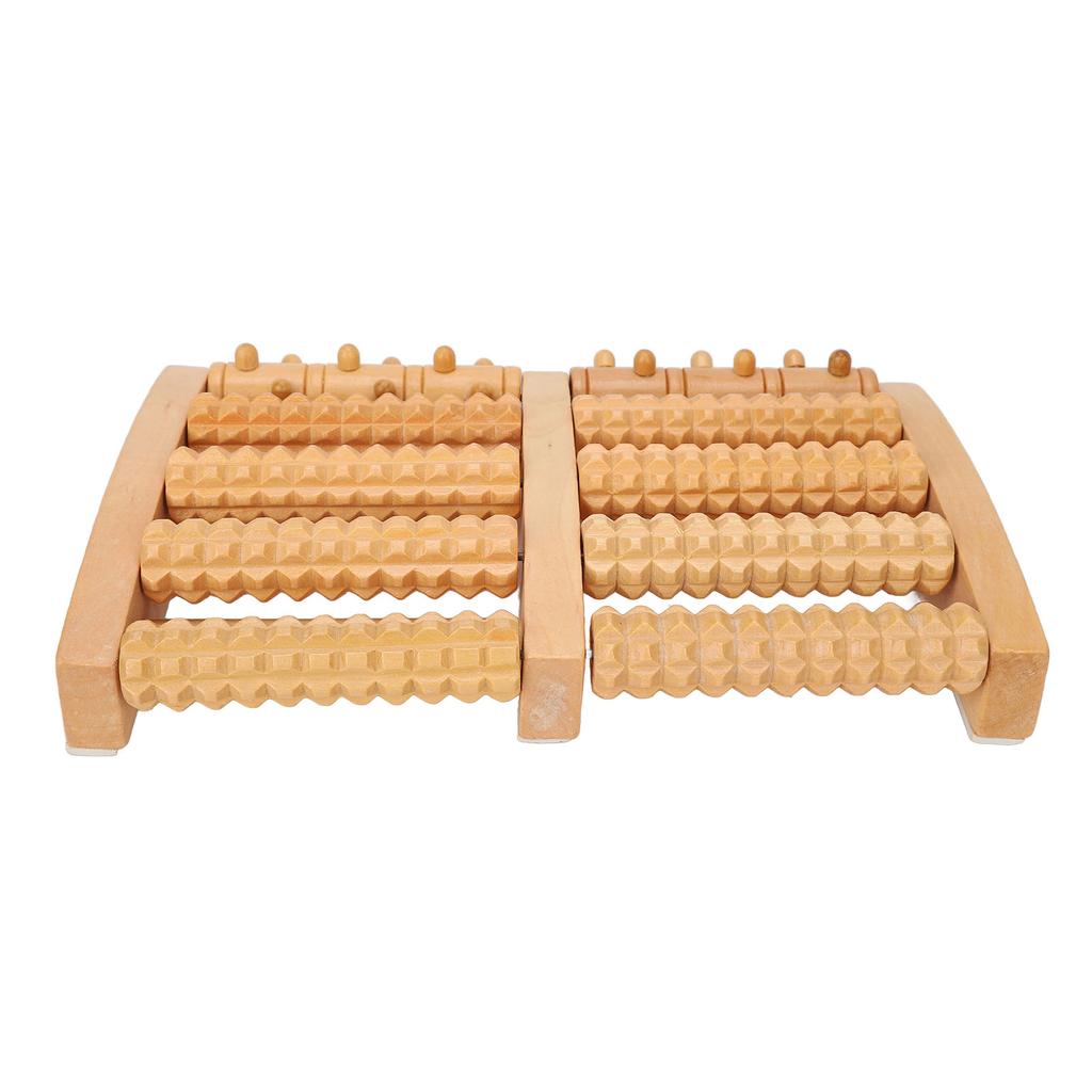 Fußmassage-Rolle Holz Stimulieren Akupunkturpunkte Korrosions- und Rissbeständig Füße Entspannen Massagegerät