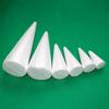 10Pcs White Craft Cones 10x7cm Foam DIY Centerpiece Decorations for Activities Home School Church Party Art Making Kit