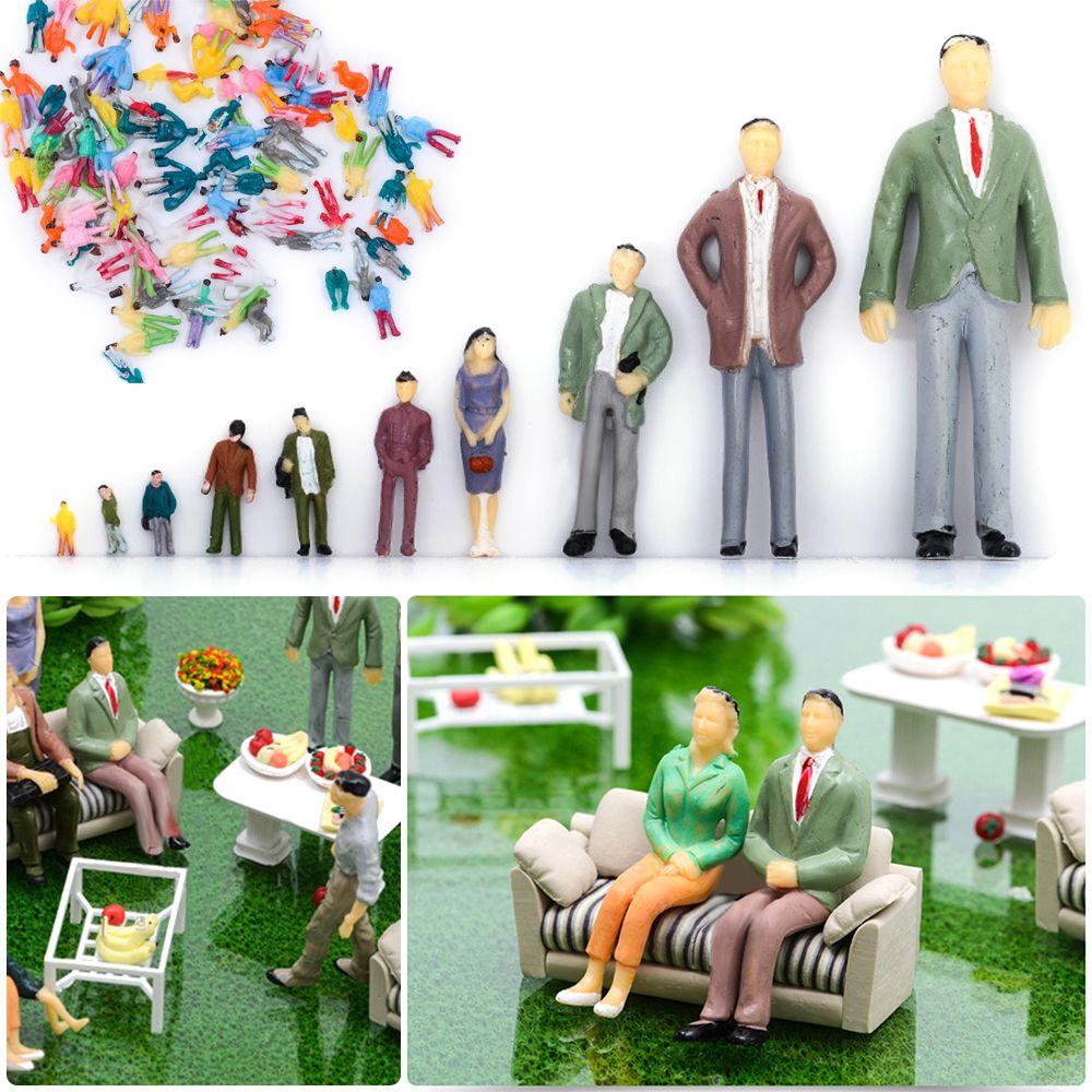 Scale Toy Figures Hand-made DIY Character People Figures Building Passengers ABS Model