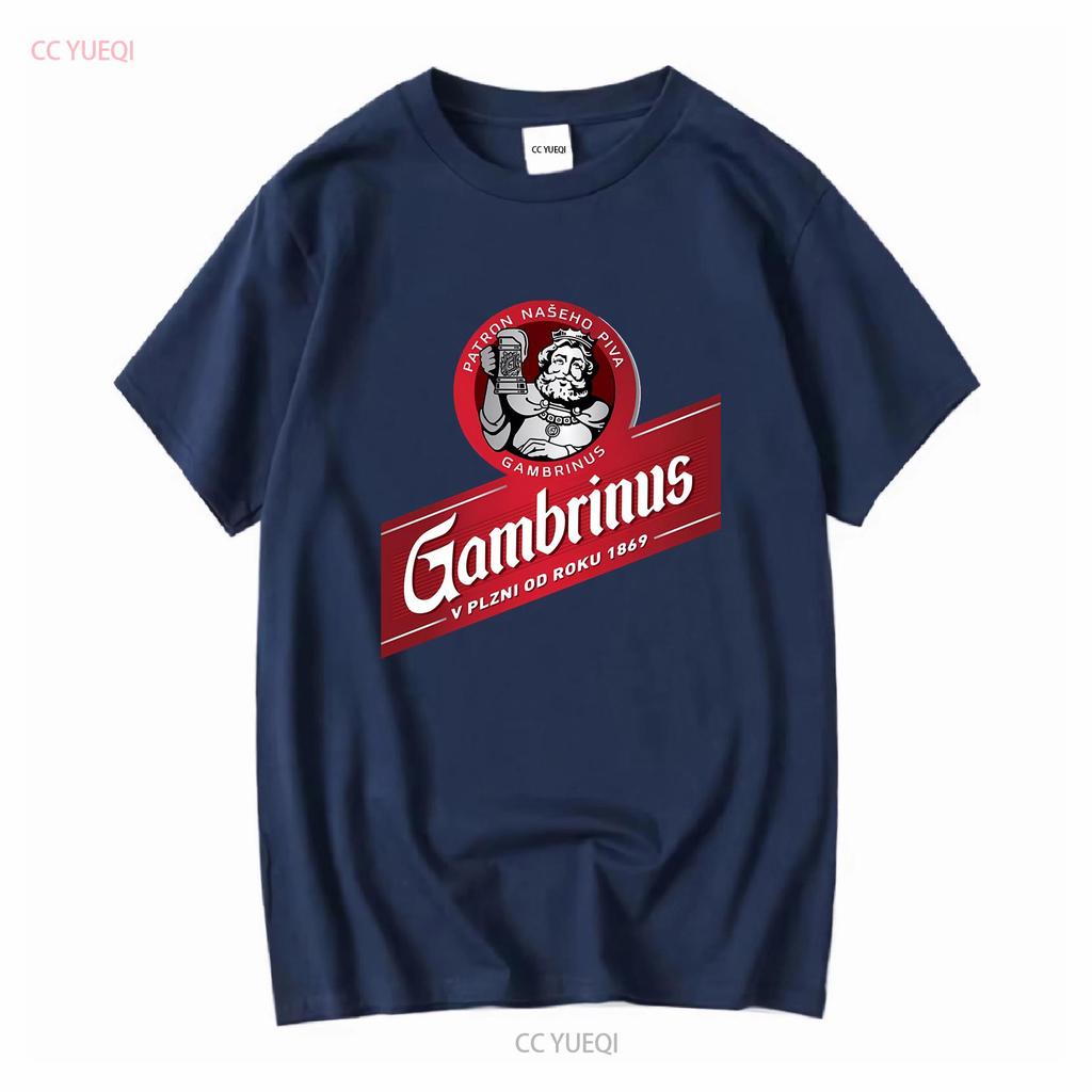 Gambrinus Holz Original Bier Logo Zeichnungen Aktiv T-Shirt Lustig Größe S bis 5XL vintage Gewaschen Atmungsaktiv Leicht grafisch